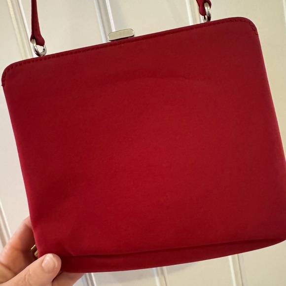 Vintage Esprit Deep Red Shoulder Bag - Picture 4 of 9